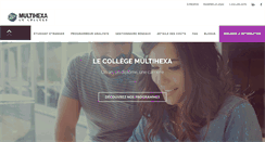 Desktop Screenshot of collegemultihexa.ca
